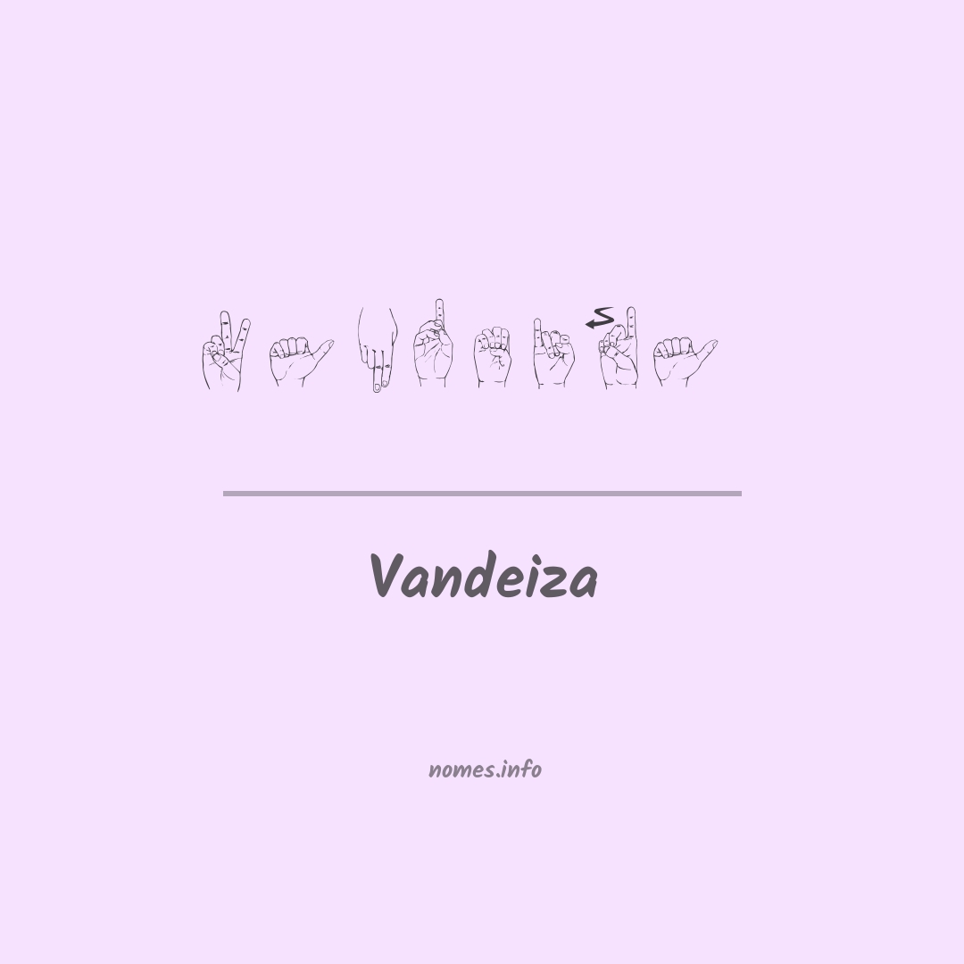 Vandeiza em Libras