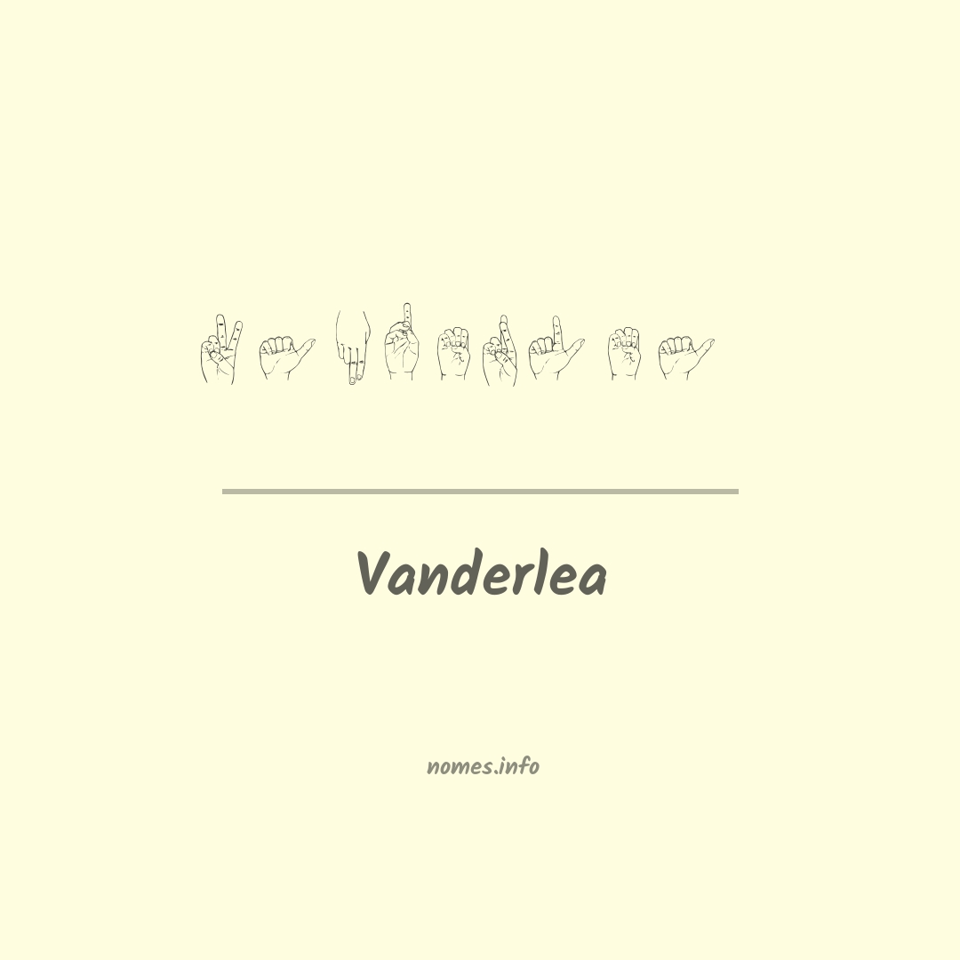 Vanderlea em Libras