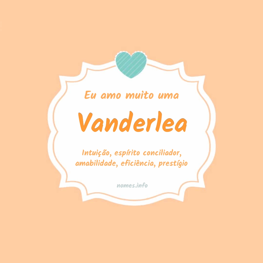 Eu amo muito Vanderlea