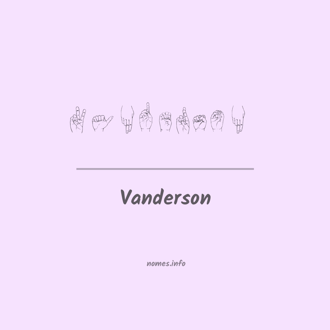 Vanderson em Libras