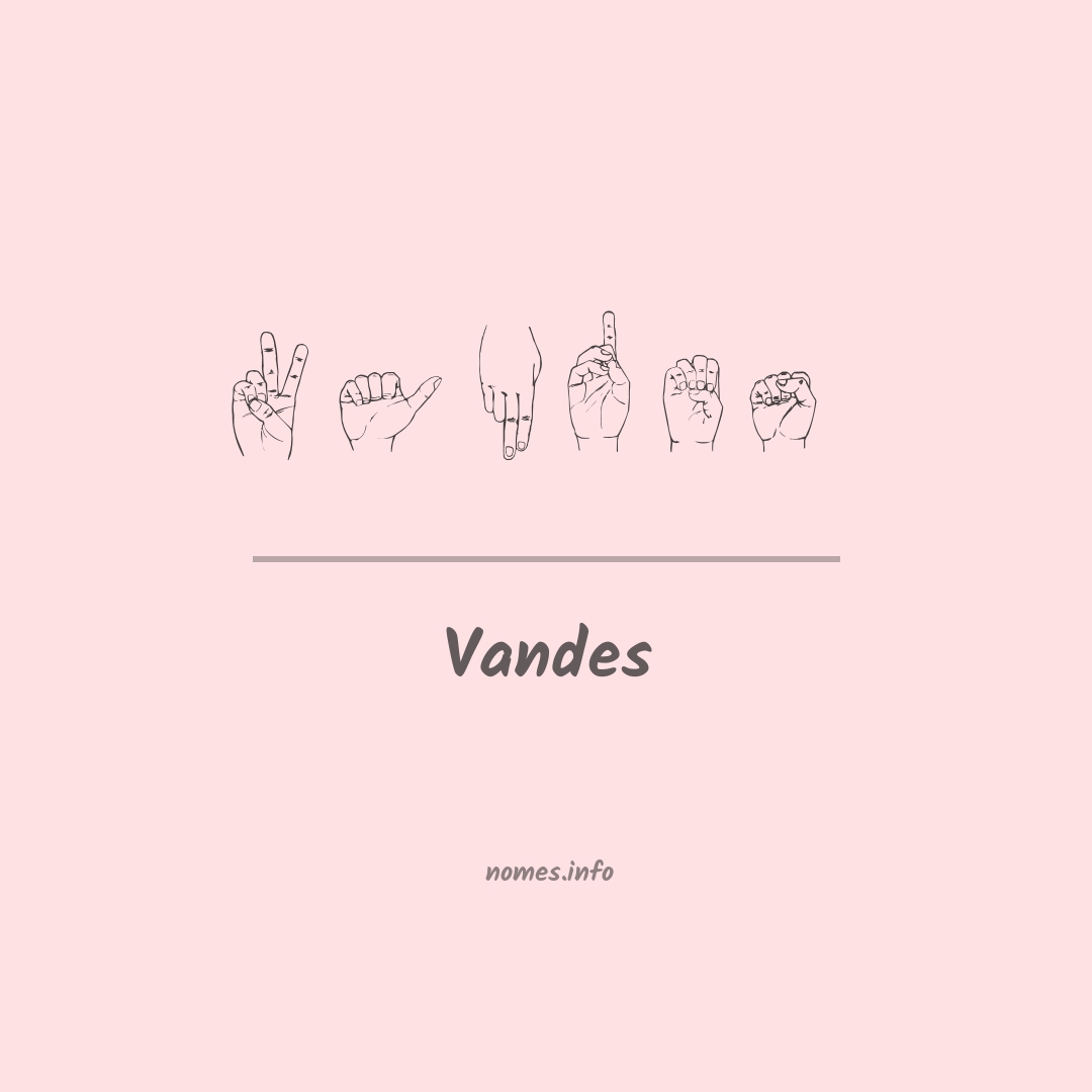 Vandes em Libras