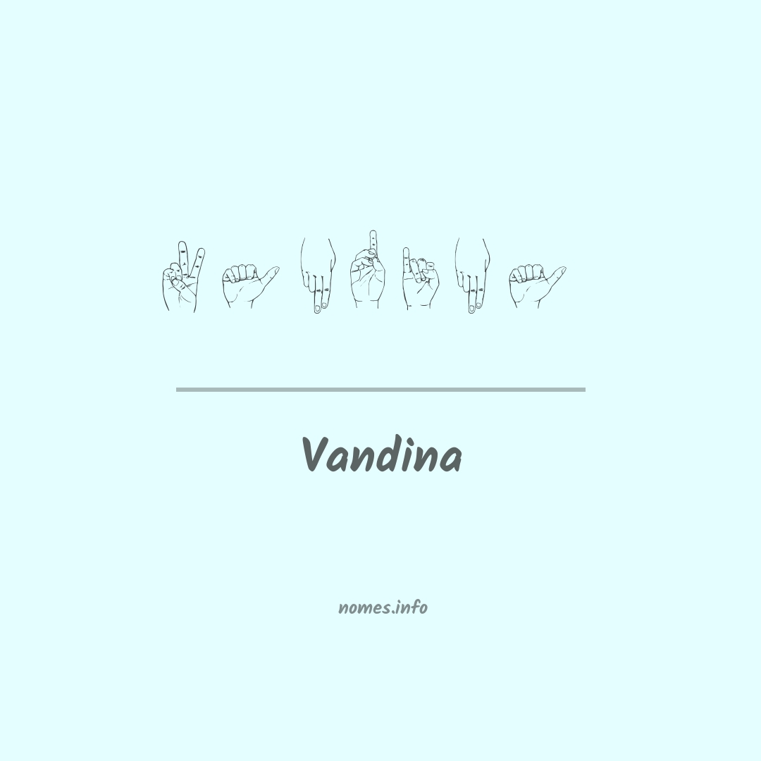 Vandina em Libras