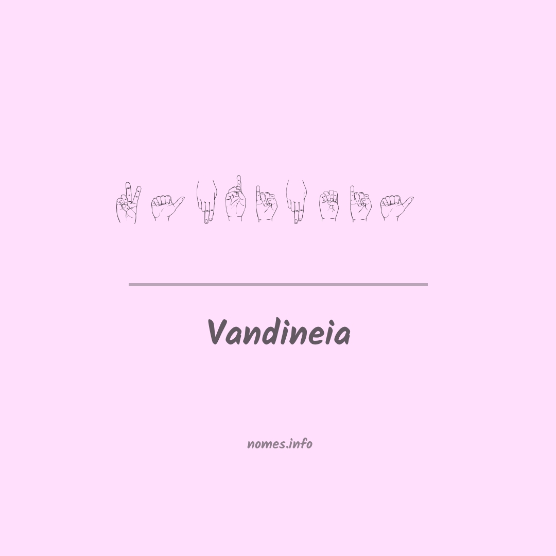 Vandineia em Libras