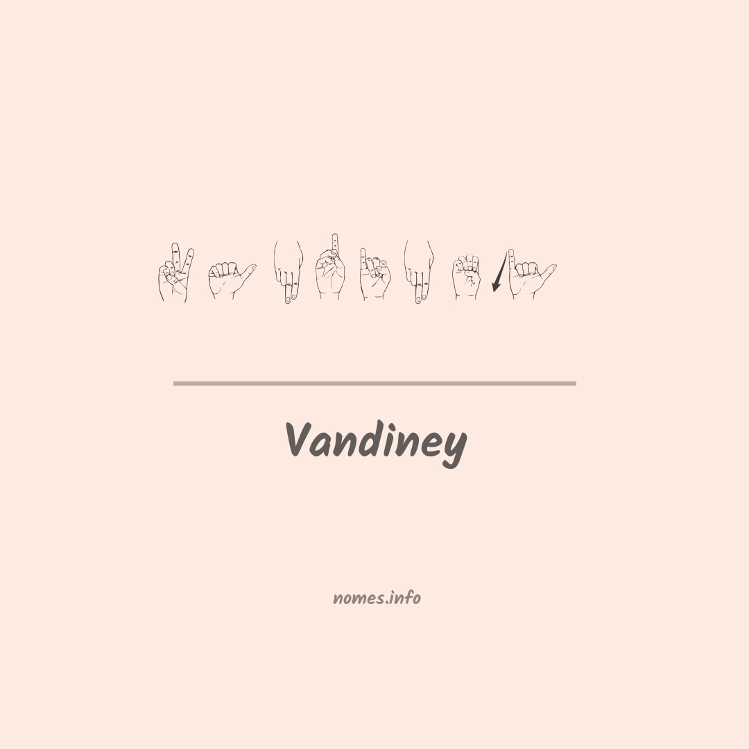 Vandiney em Libras