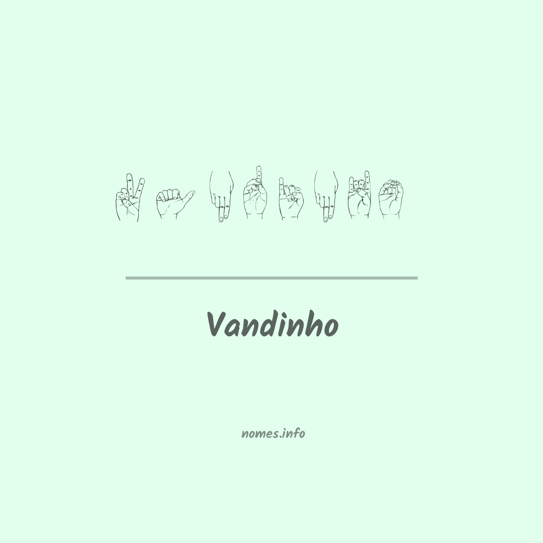 Vandinho em Libras