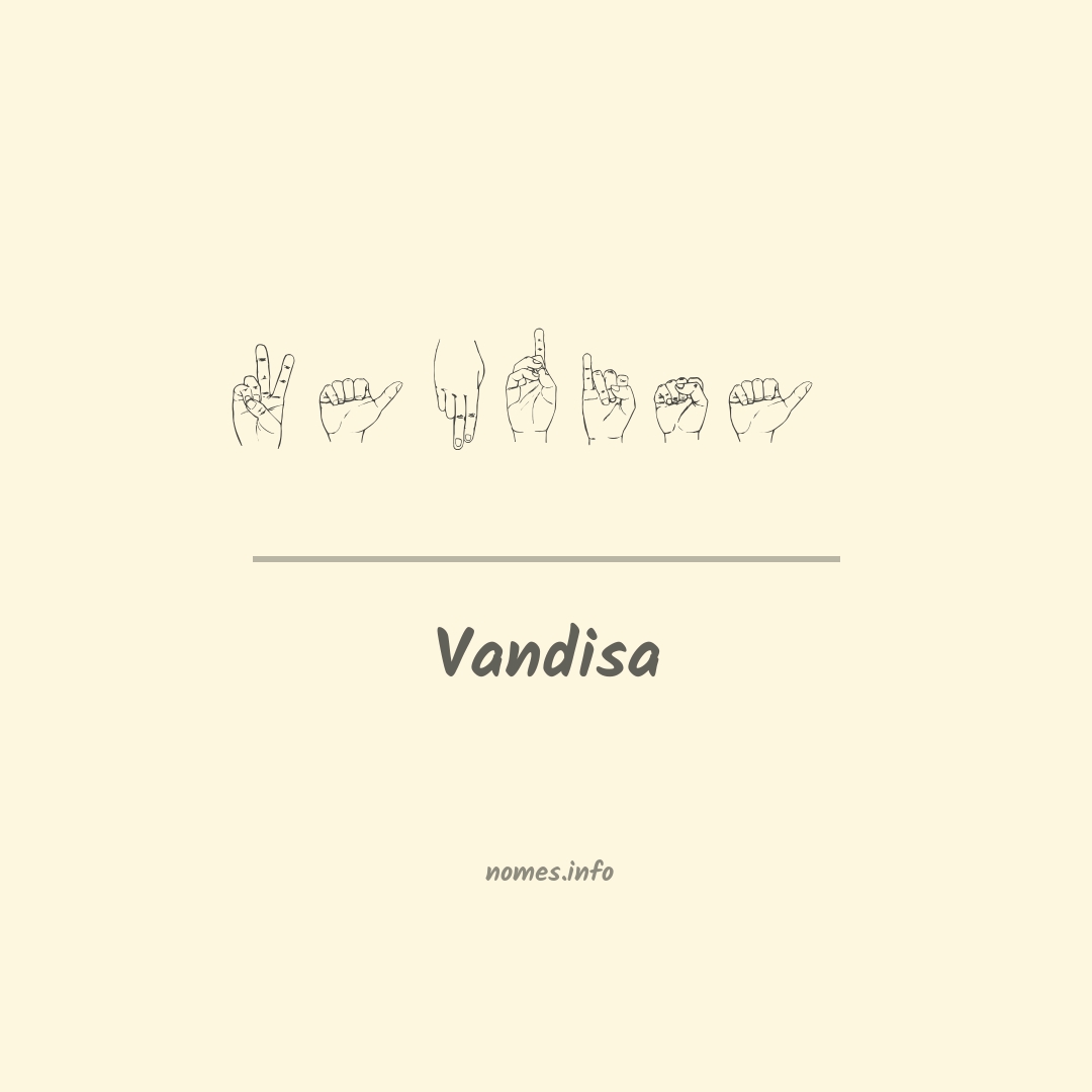 Vandisa em Libras