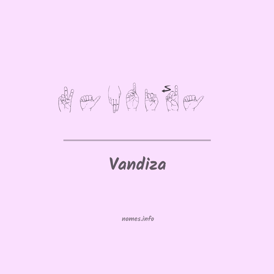 Vandiza em Libras