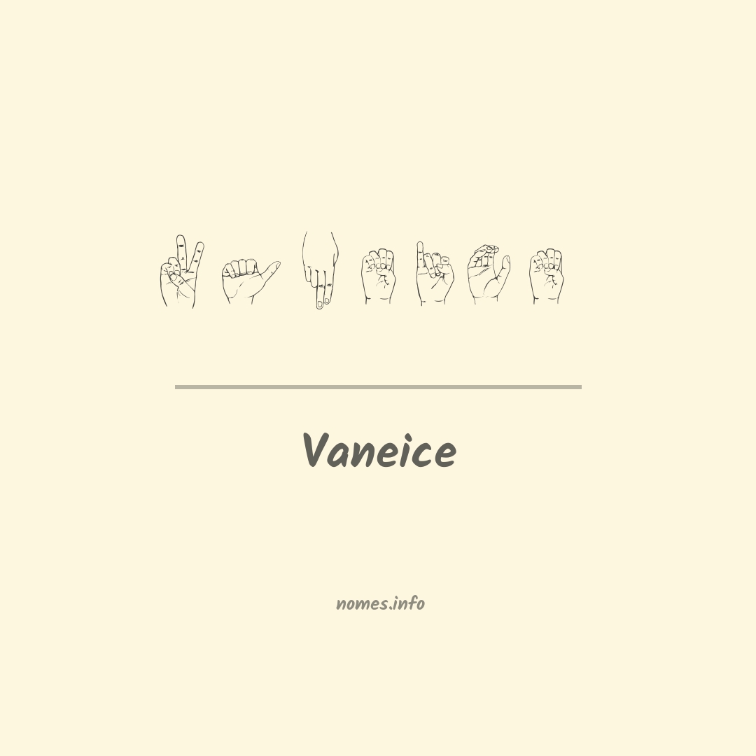 Vaneice em Libras