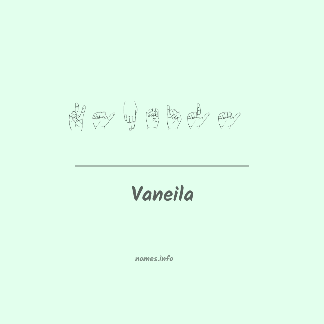 Vaneila em Libras
