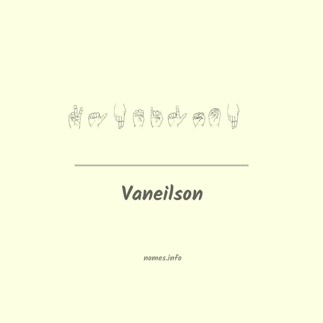 Vaneilson em Libras