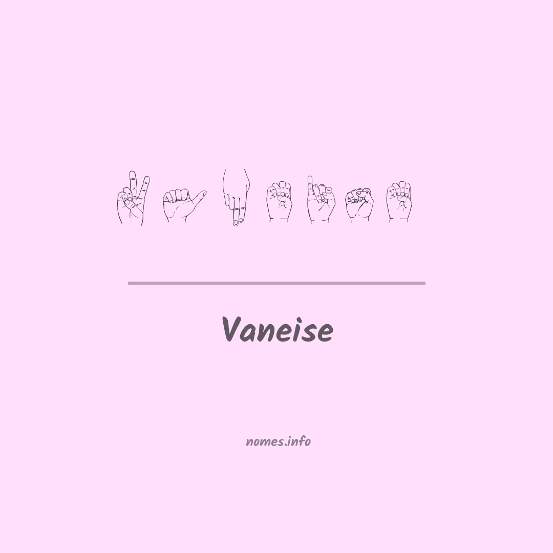 Vaneise em Libras