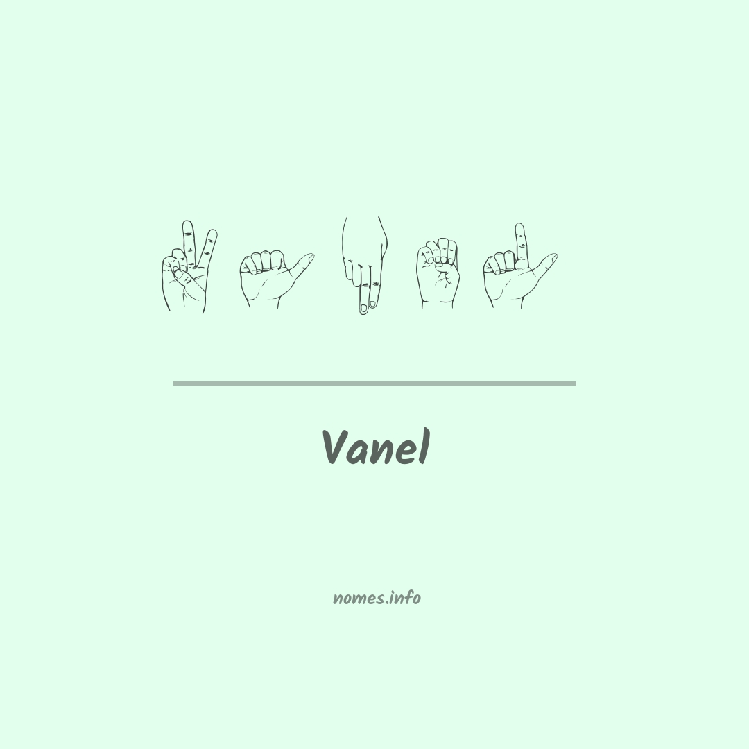 Vanel em Libras