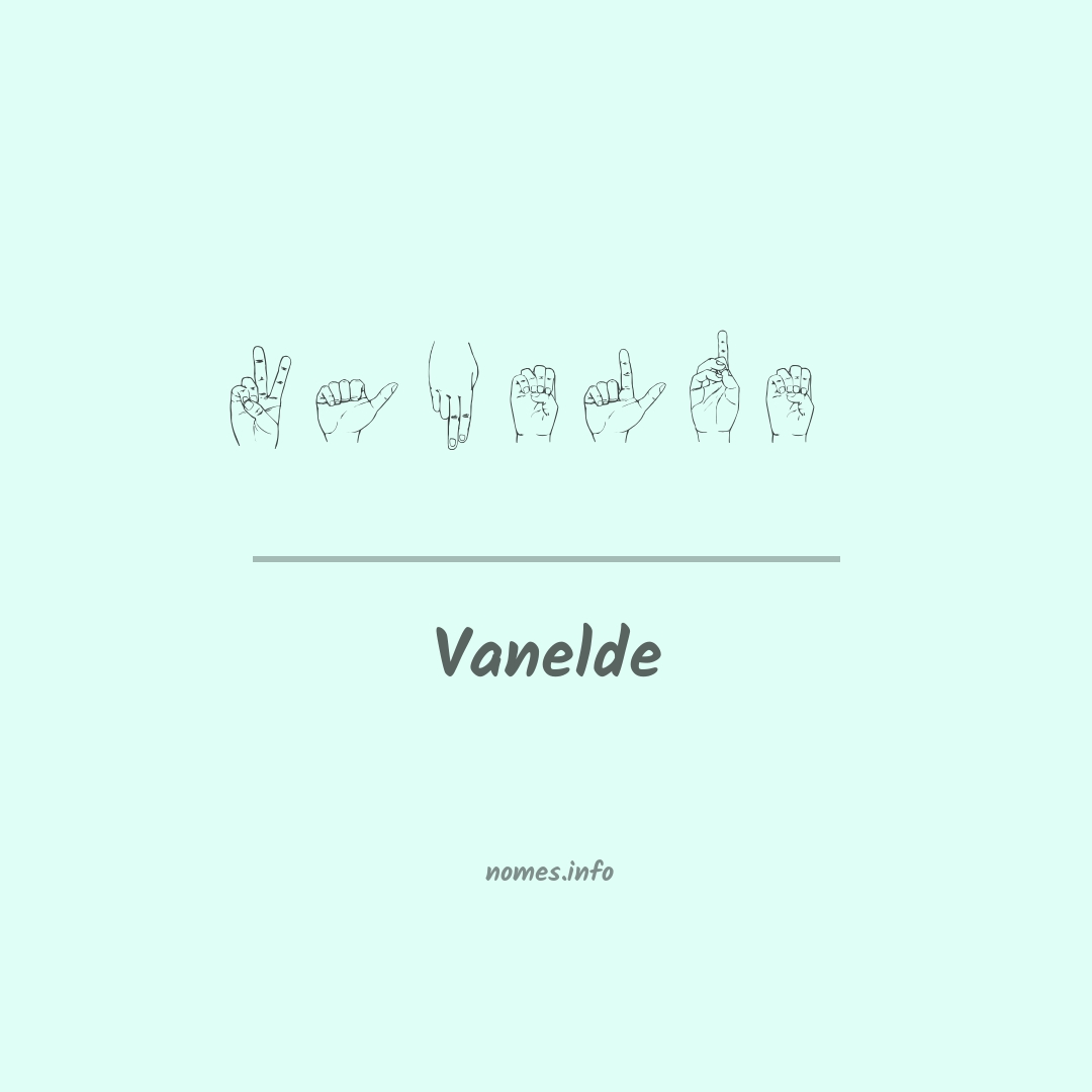 Vanelde em Libras