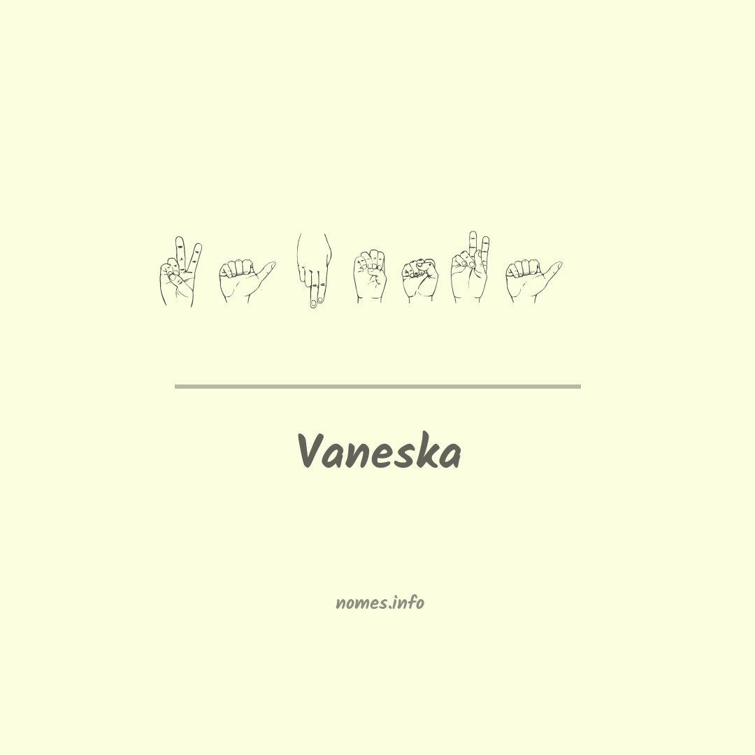 Vaneska em Libras