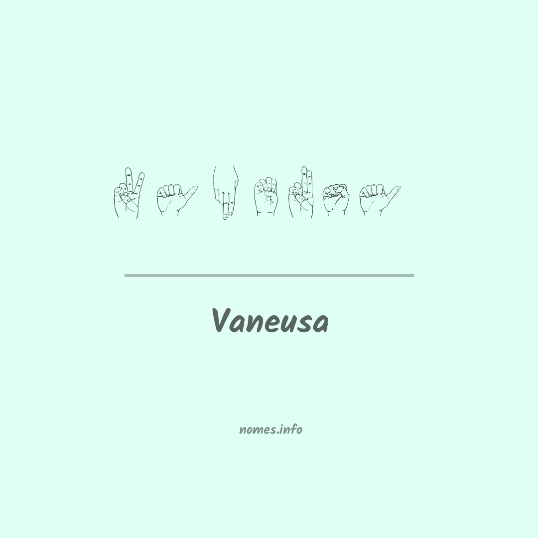 Vaneusa em Libras