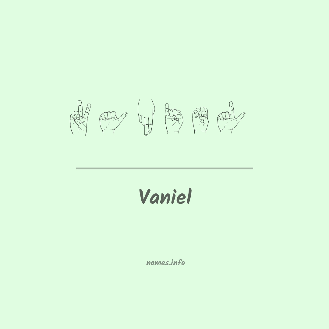Vaniel em Libras