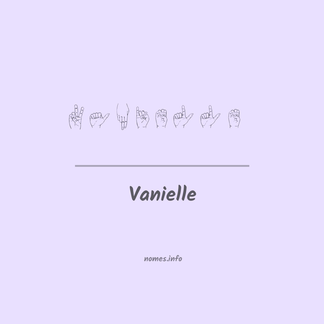 Vanielle em Libras