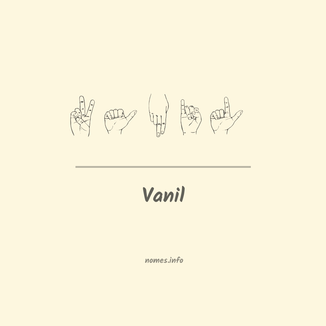 Vanil em Libras