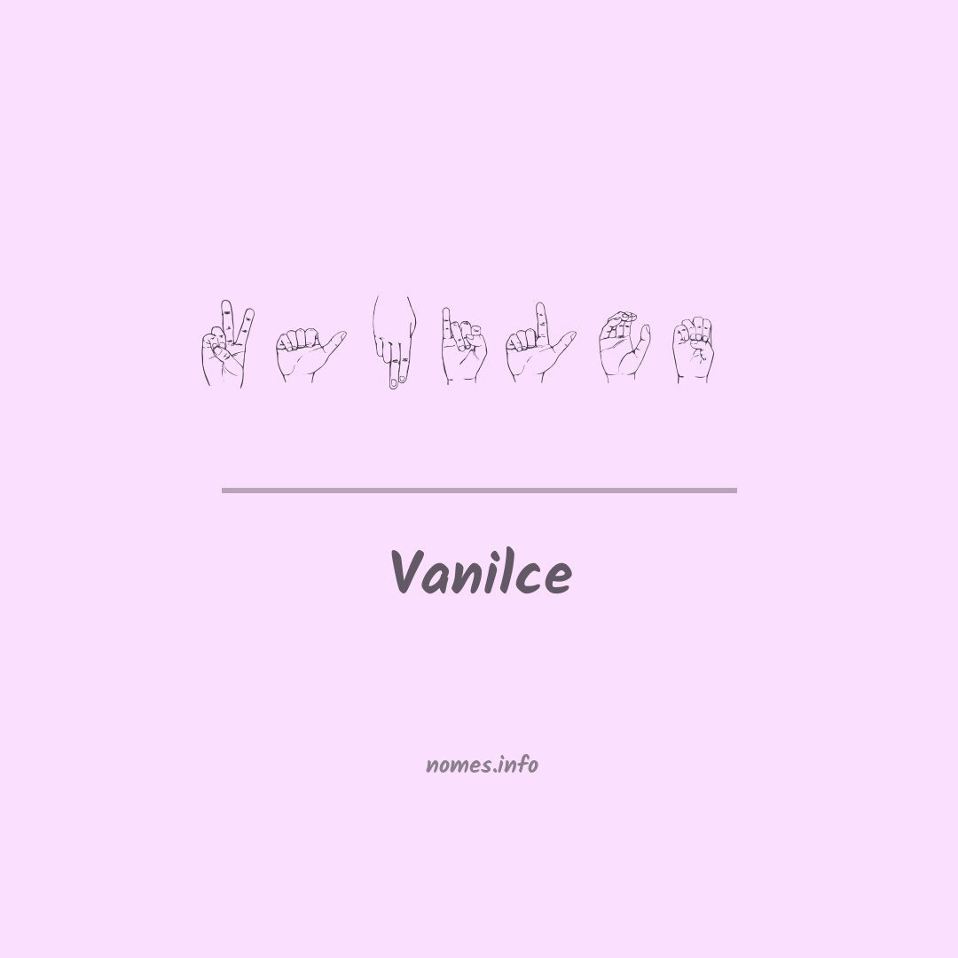 Vanilce em Libras