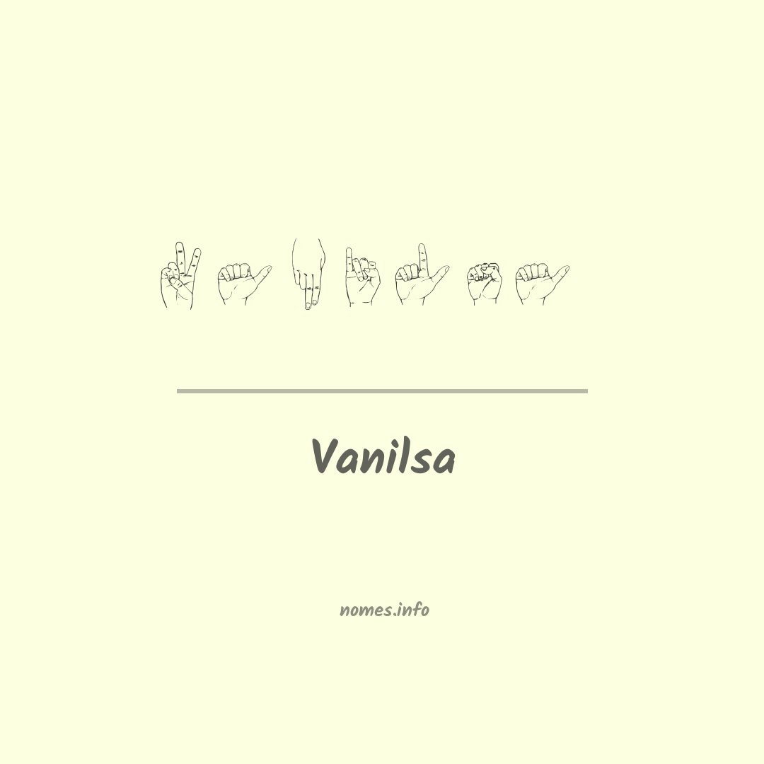 Vanilsa em Libras