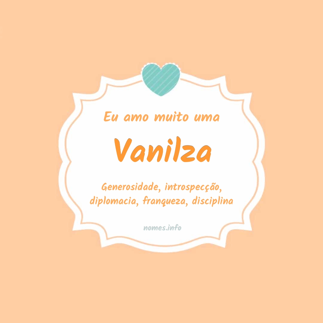 Eu amo muito Vanilza
