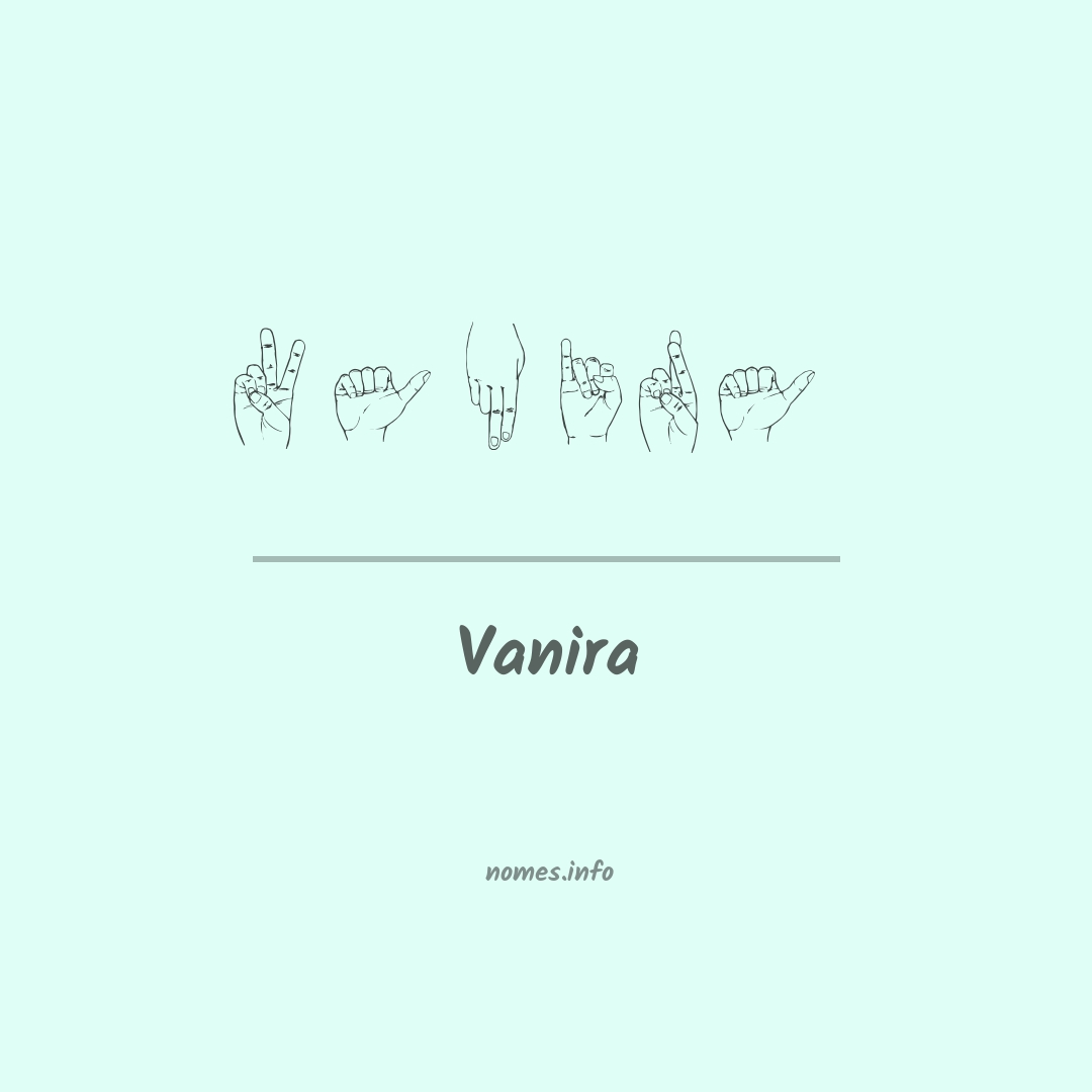 Vanira em Libras
