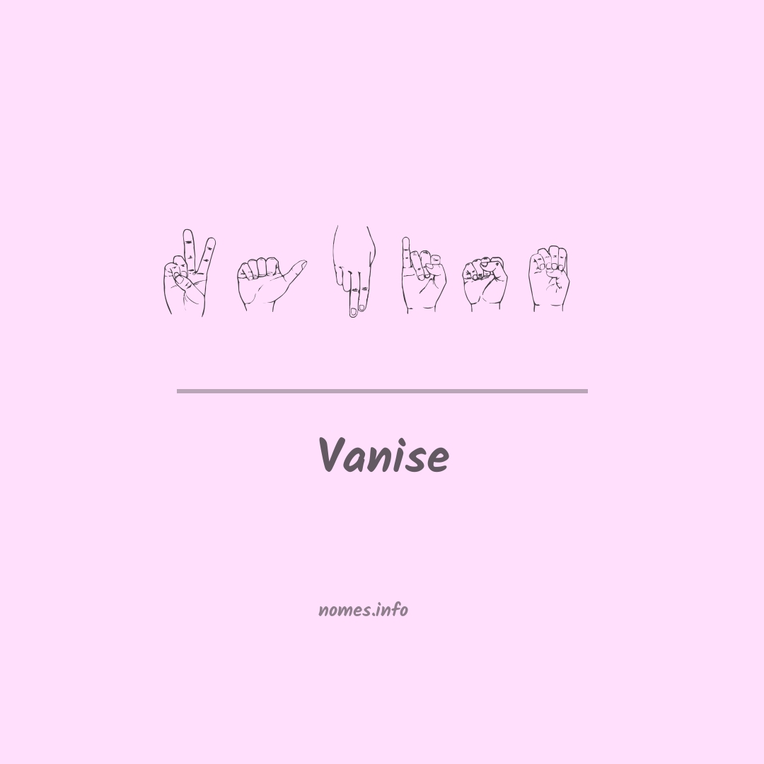 Vanise em Libras