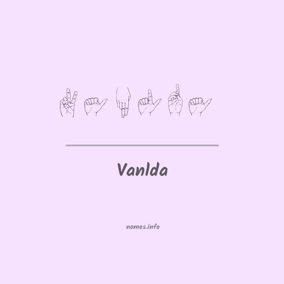 Vanlda em Libras