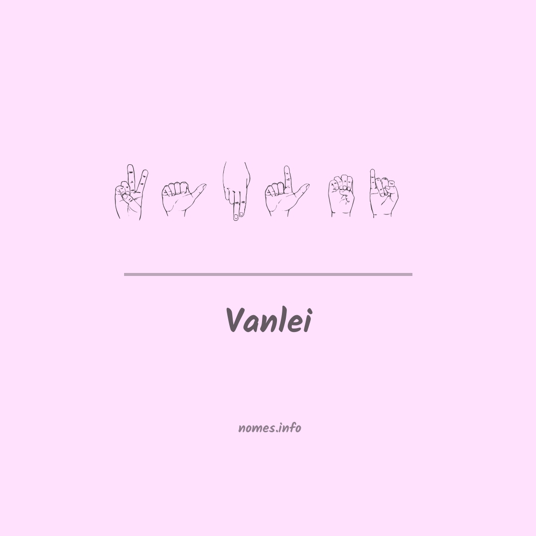Vanlei em Libras