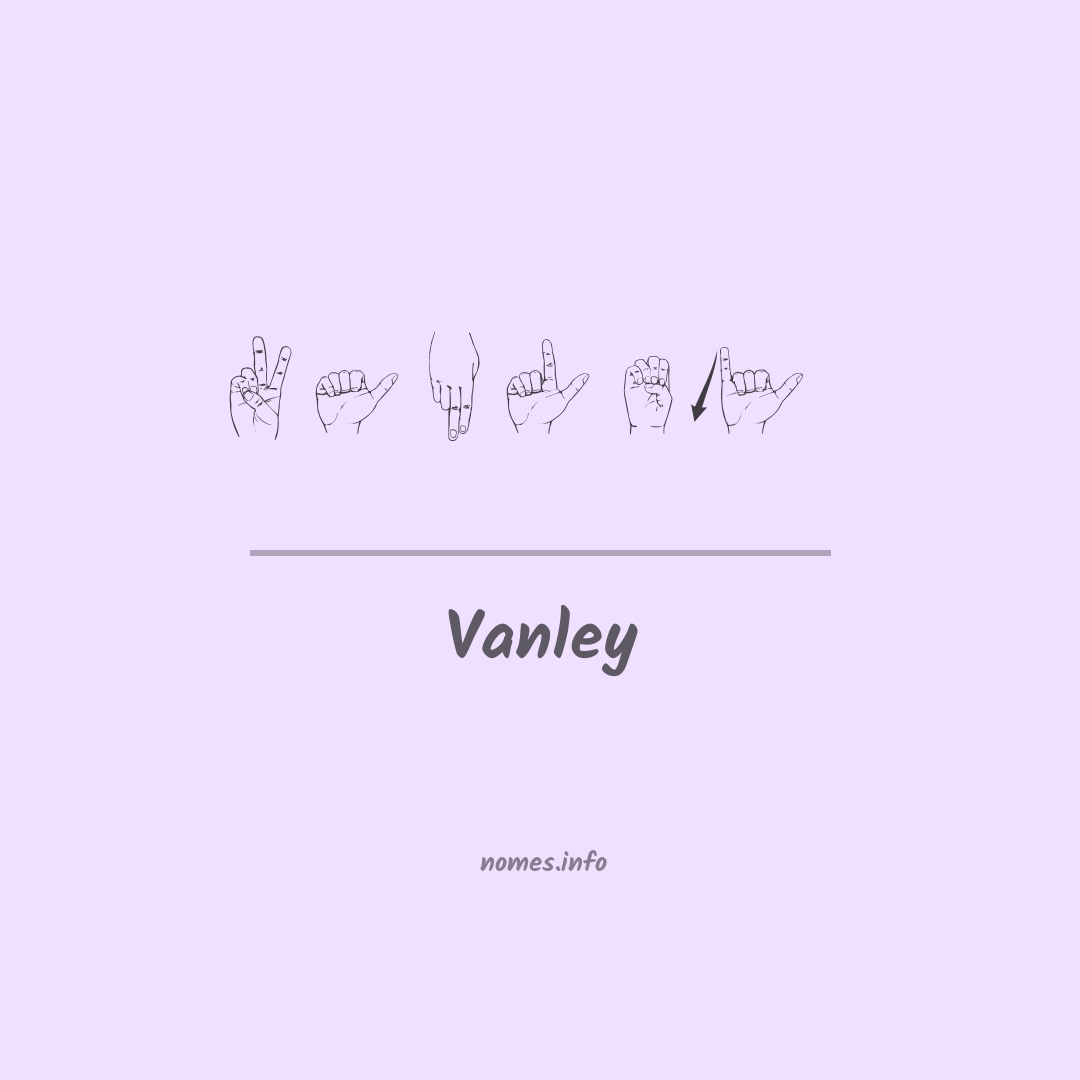Vanley em Libras