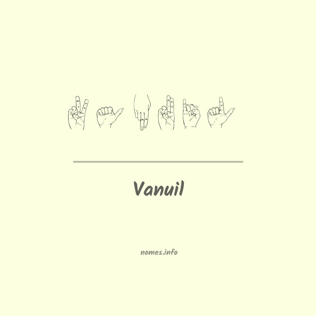 Vanuil em Libras