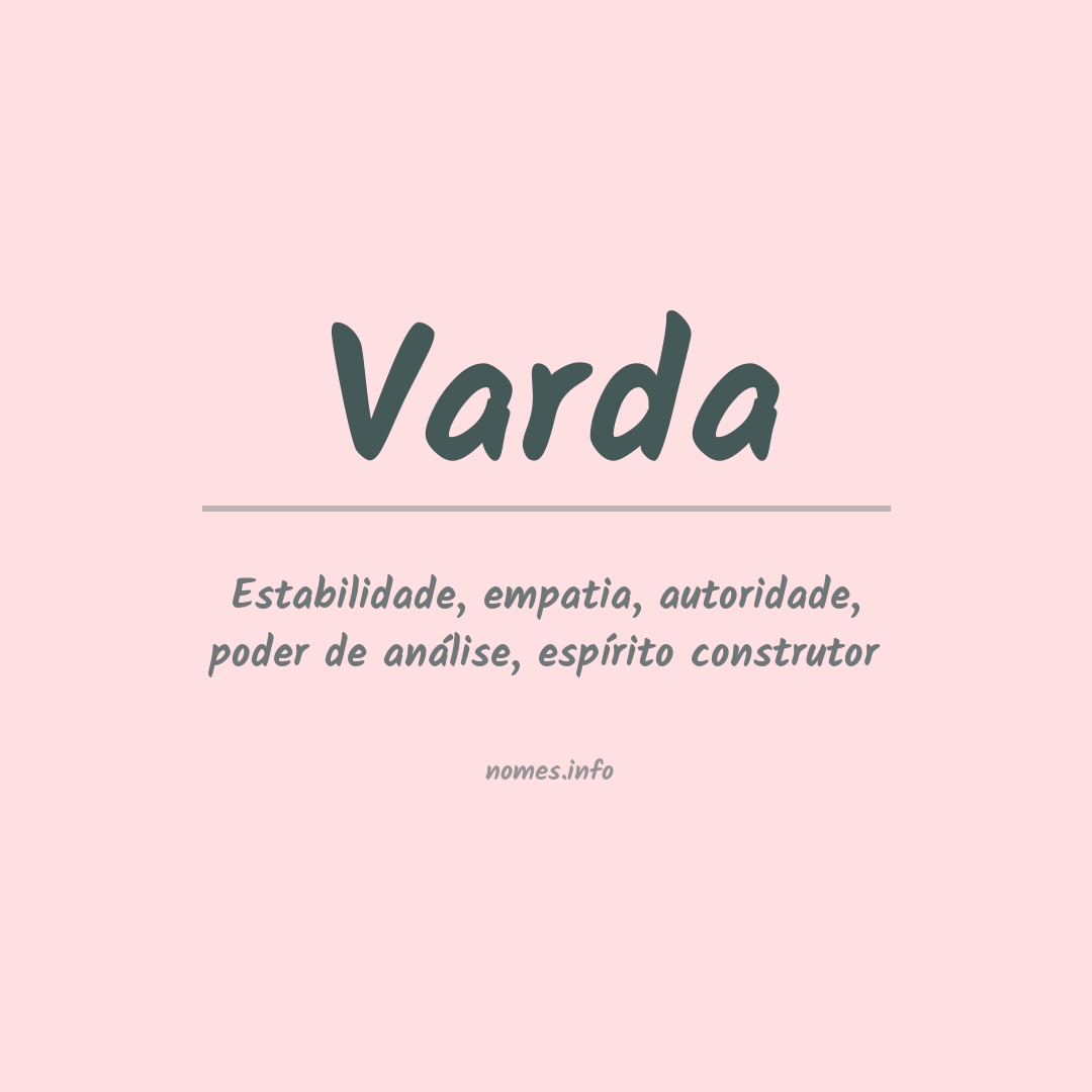 Significado do nome Varda