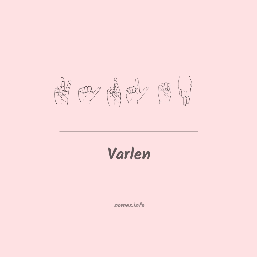 Varlen em Libras