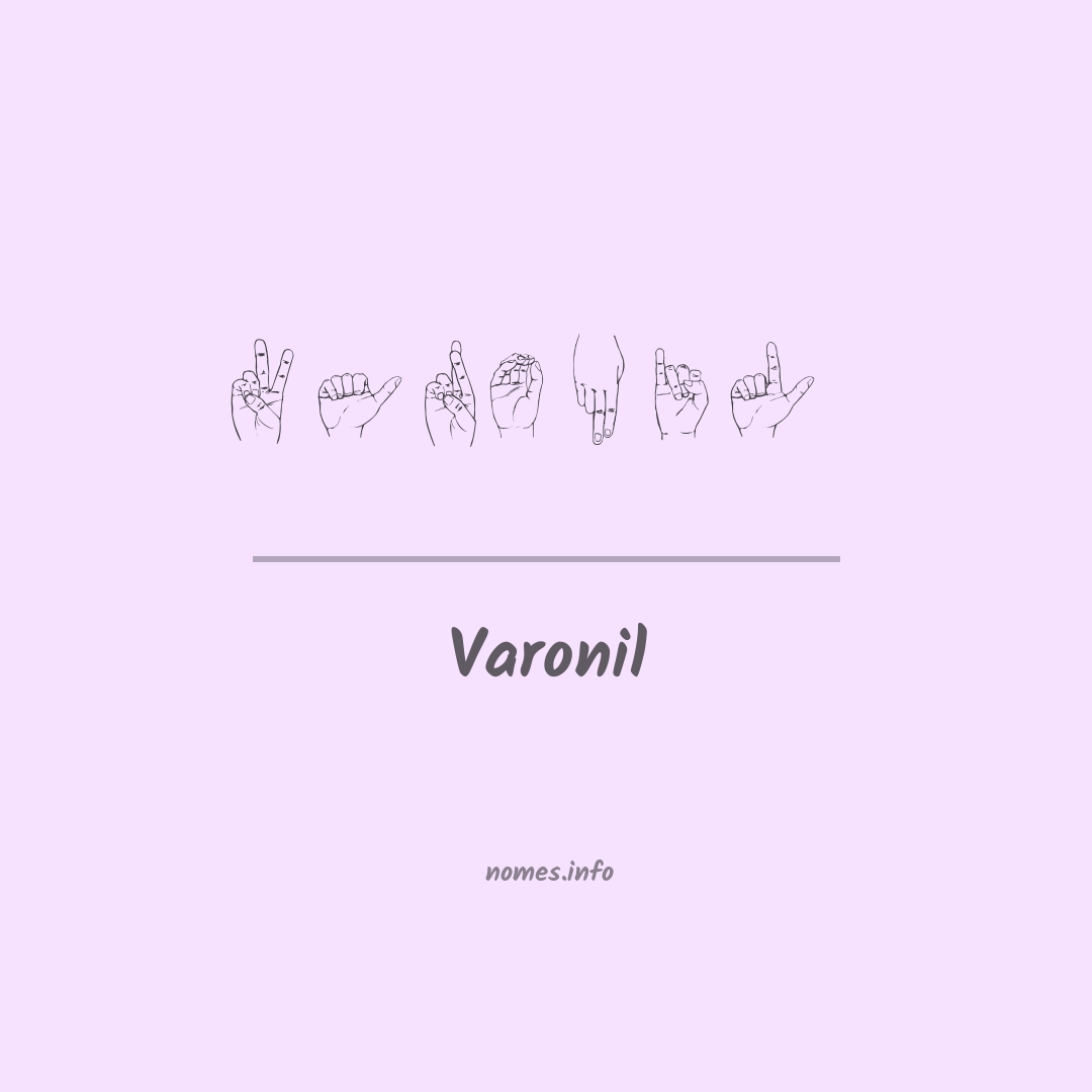Varonil em Libras Varonil em Libras