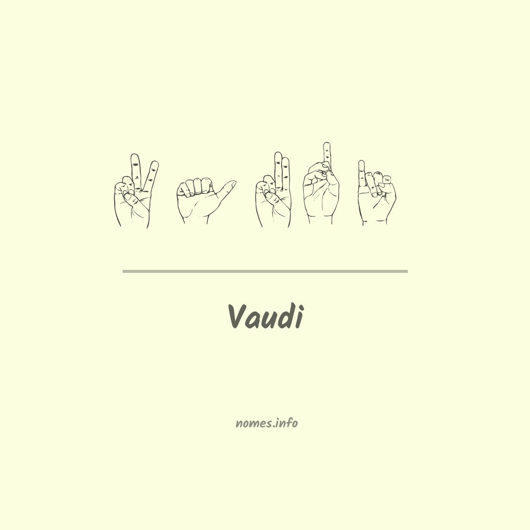 Vaudi em Libras
