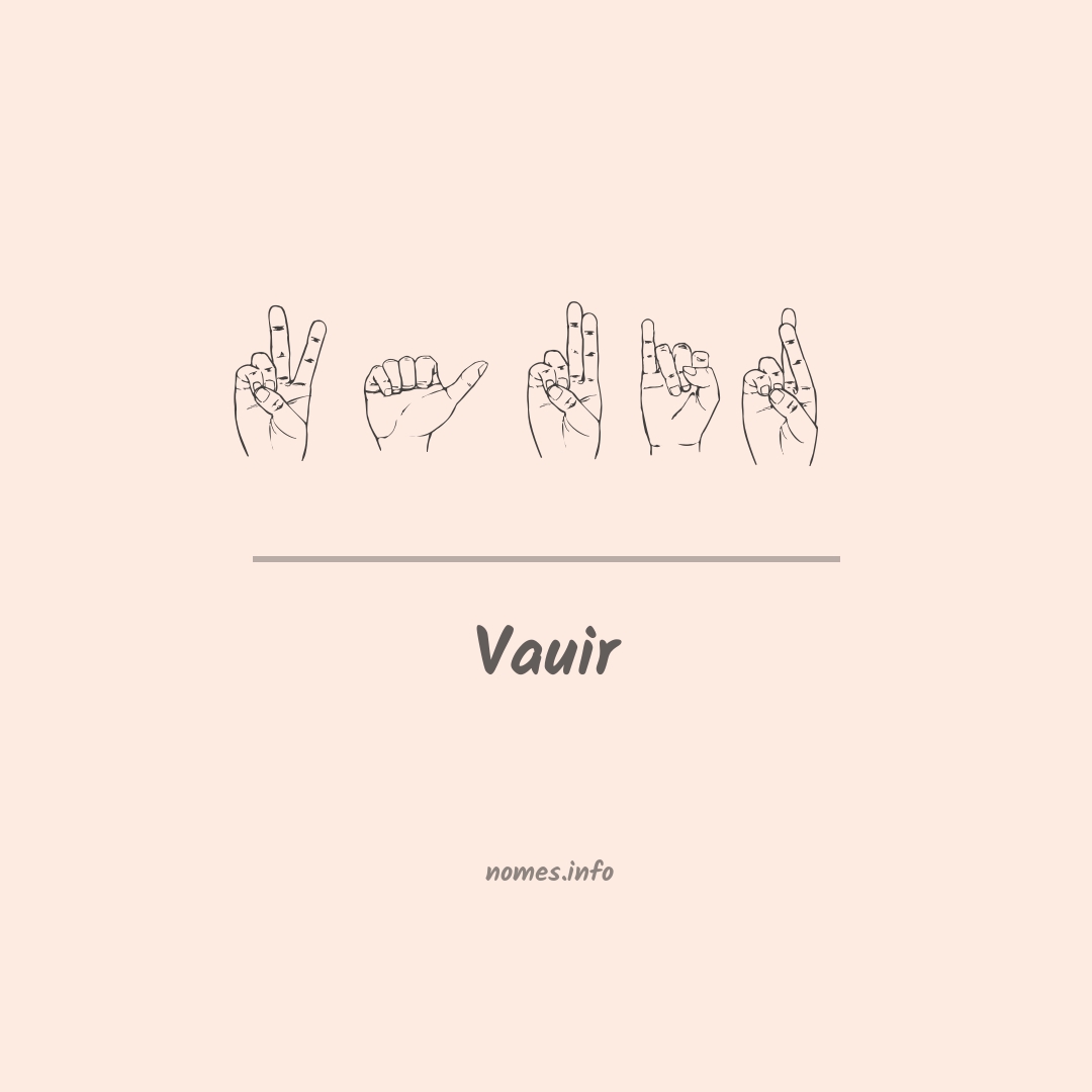 Vauir em Libras