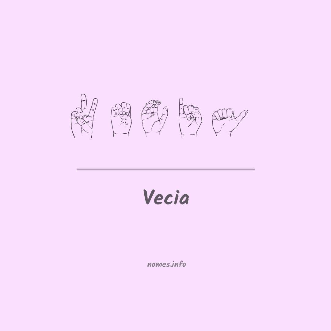 Vecia em Libras
