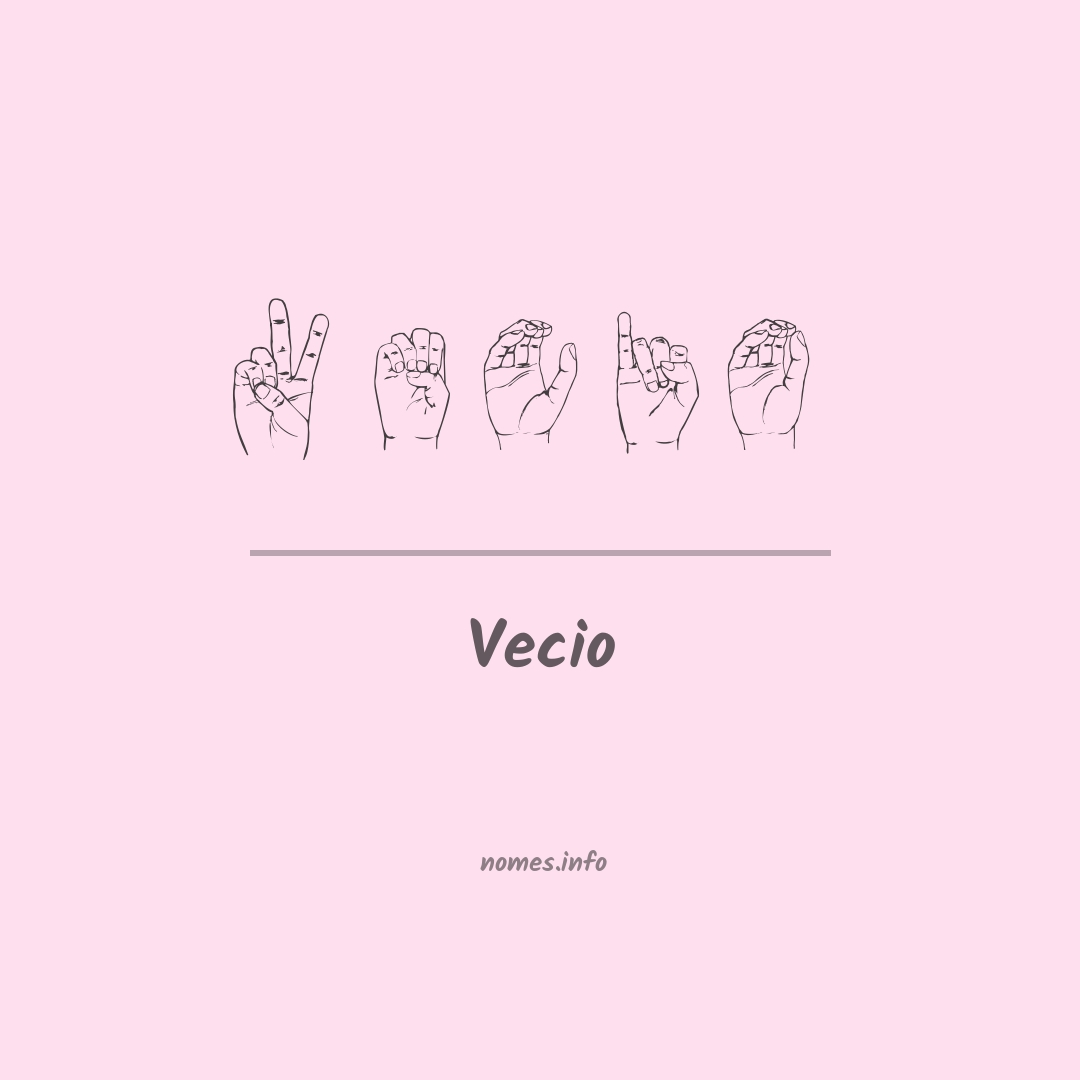 Vecio em Libras
