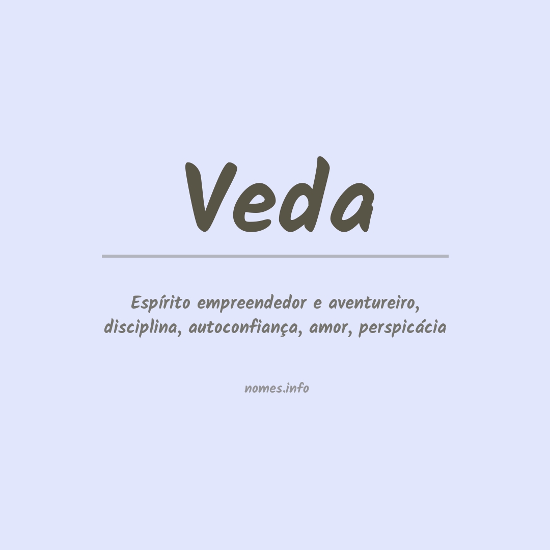 Significado do nome Veda