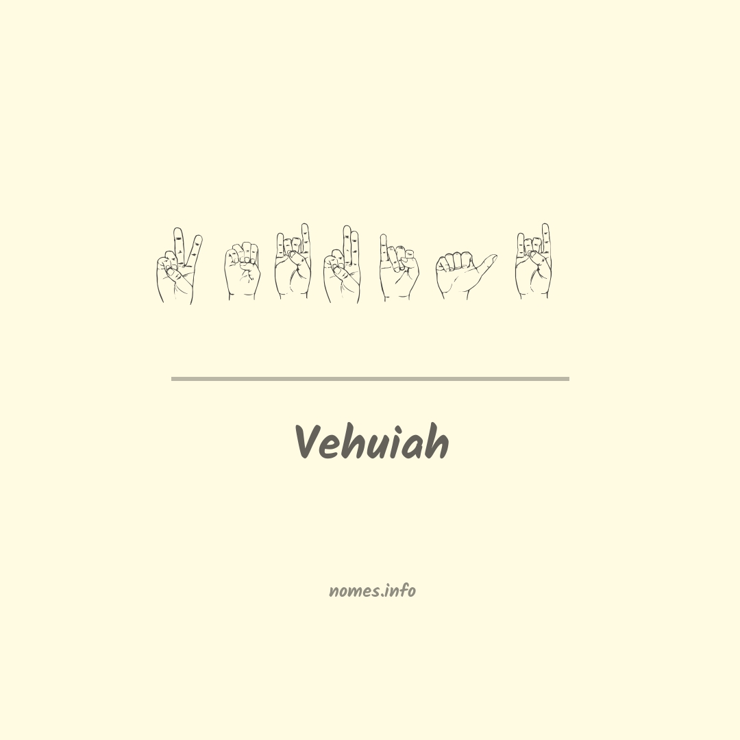 Vehuiah em Libras