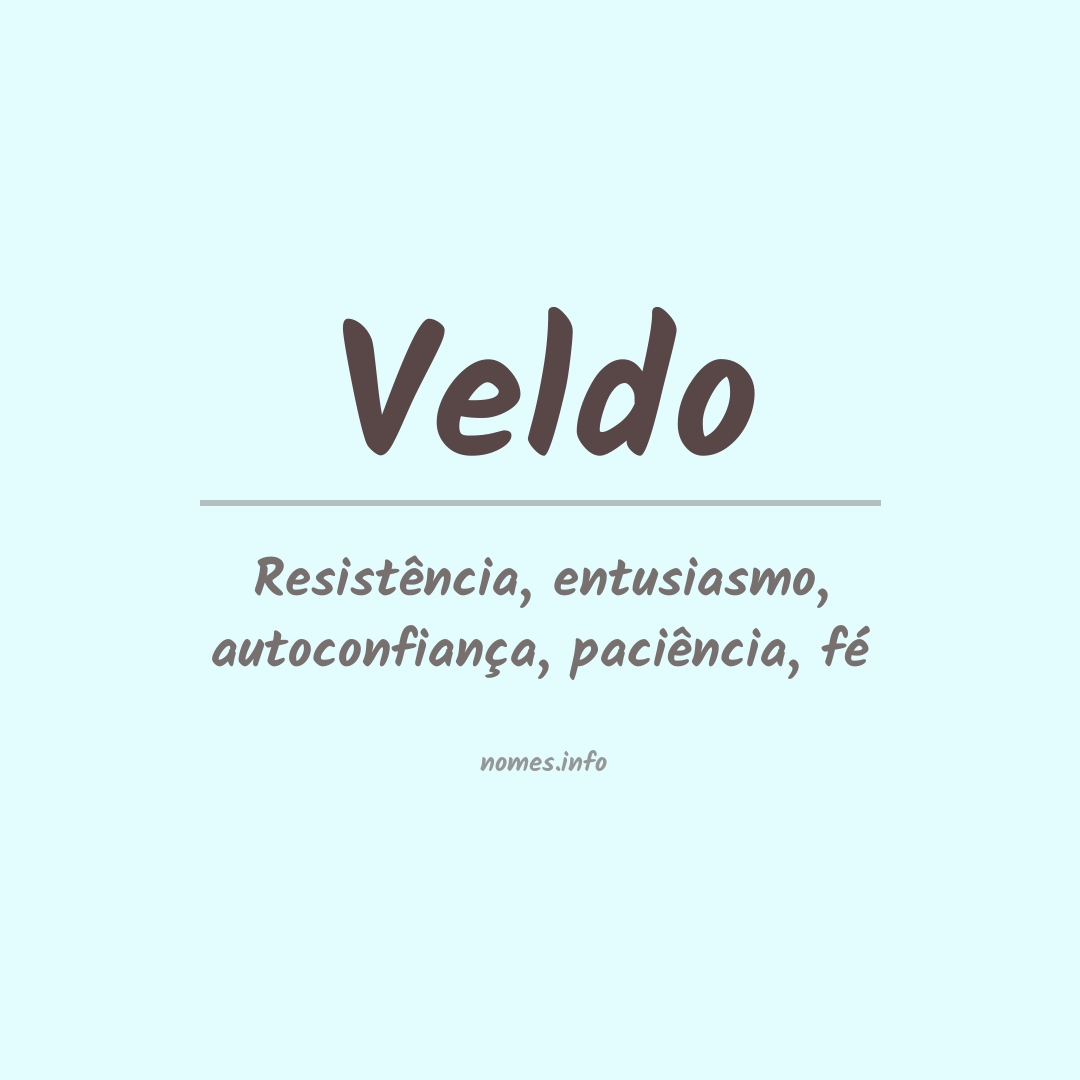 Significado do nome Veldo