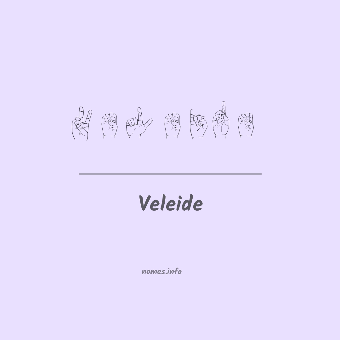 Veleide em Libras