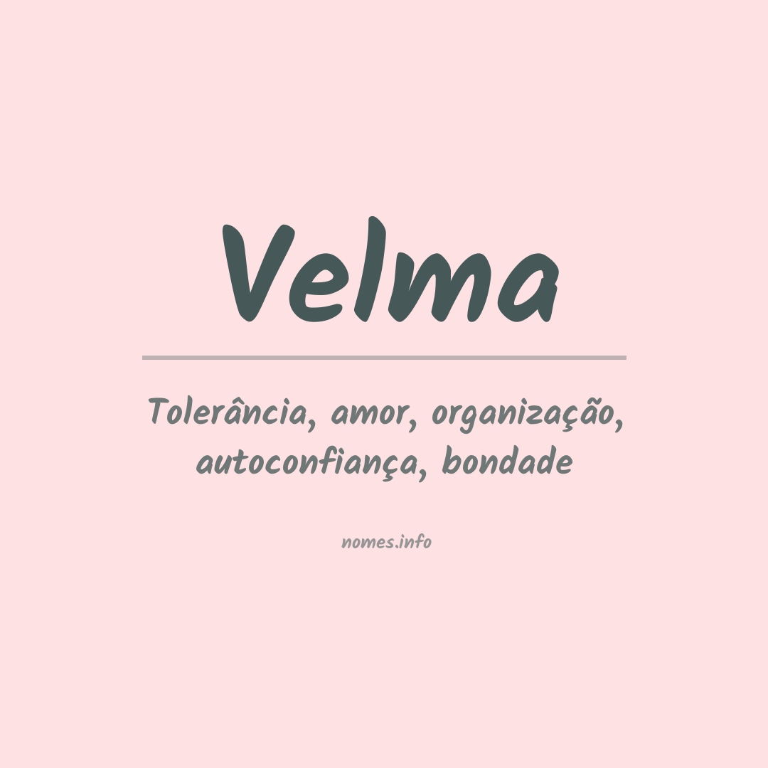 Significado do nome Velma