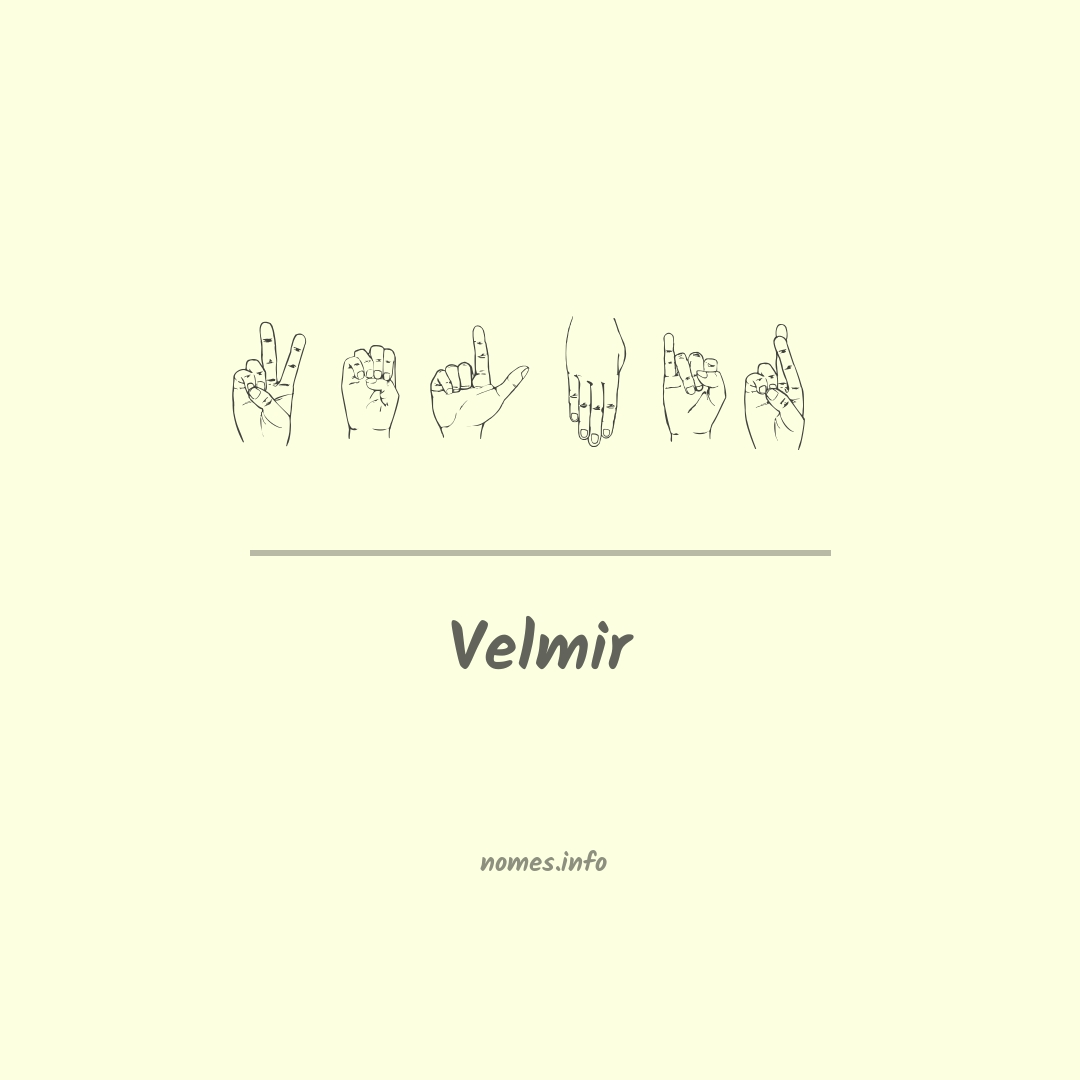Velmir em Libras