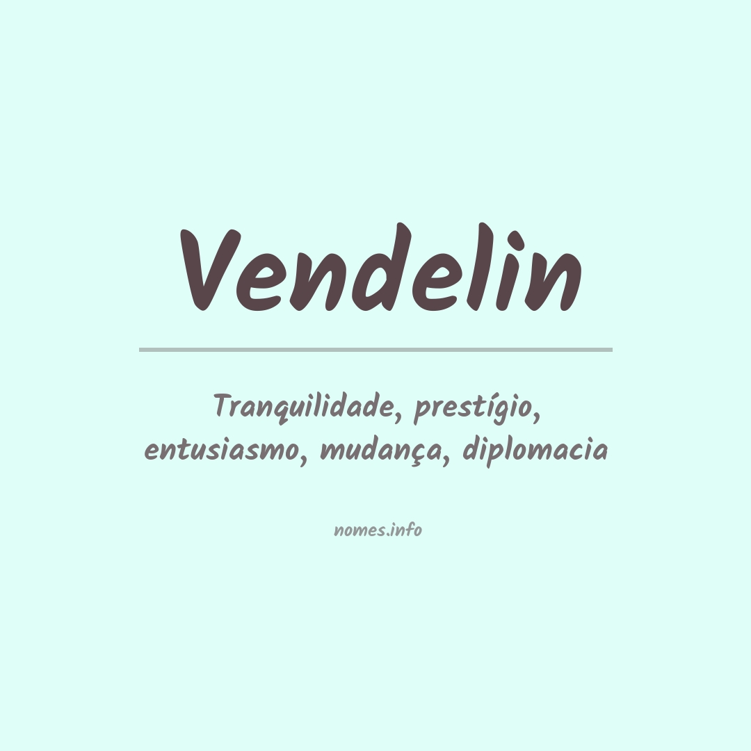 Significado do nome Vendelin