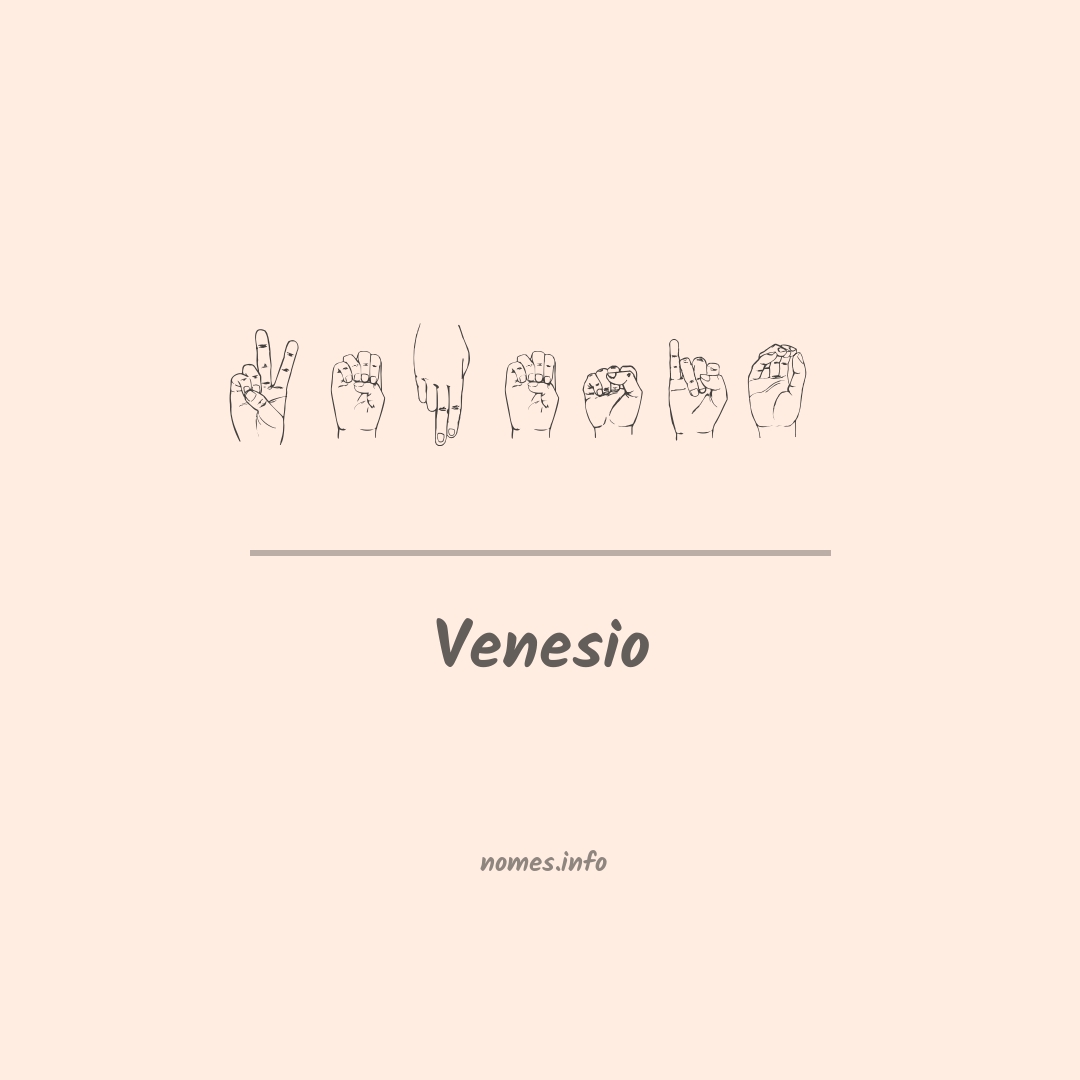Venesio em Libras