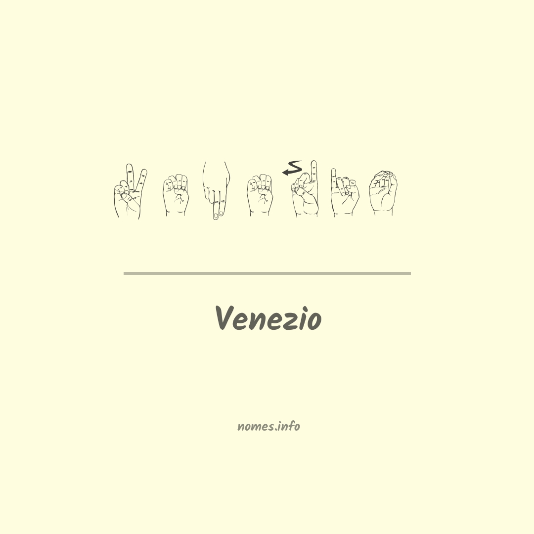 Venezio em Libras