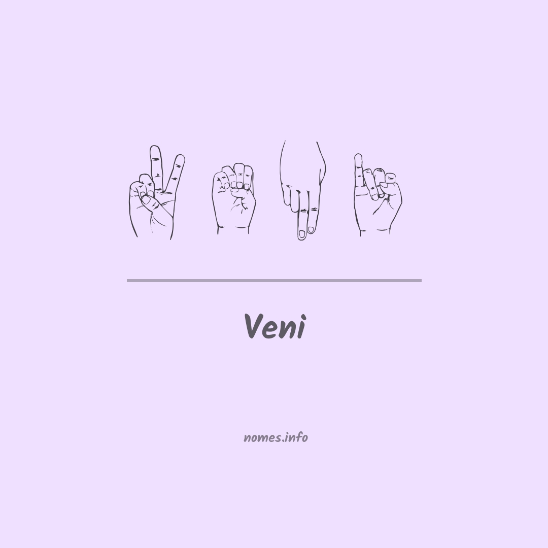 Veni em Libras