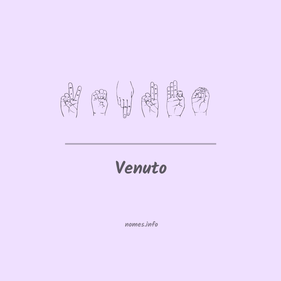 Venuto em Libras