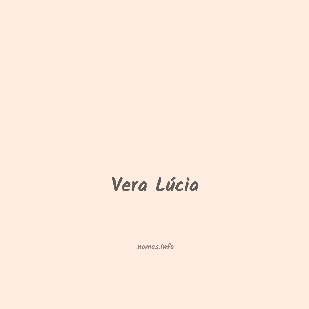 Vera lúcia em chinês